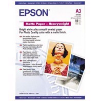 Epson Matte Paper Heavy Weight 167 g, A3 50 listů